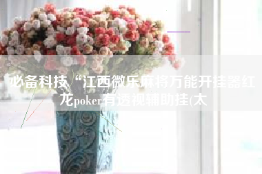 必备科技“江西微乐麻将万能开挂器红龙poker有透视辅助挂(太