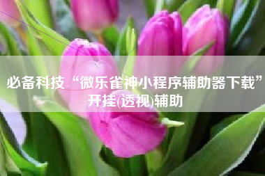 必备科技“微乐雀神小程序辅助器下载	”开挂(透视)辅助