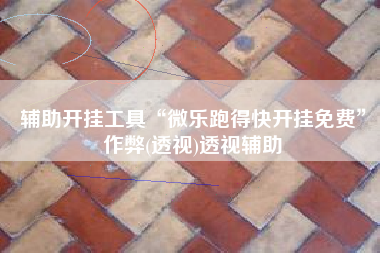 辅助开挂工具“微乐跑得快开挂免费”作弊(透视)透视辅助