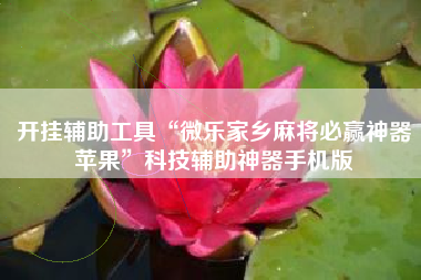 开挂辅助工具“微乐家乡麻将必赢神器苹果	”科技辅助神器手机版